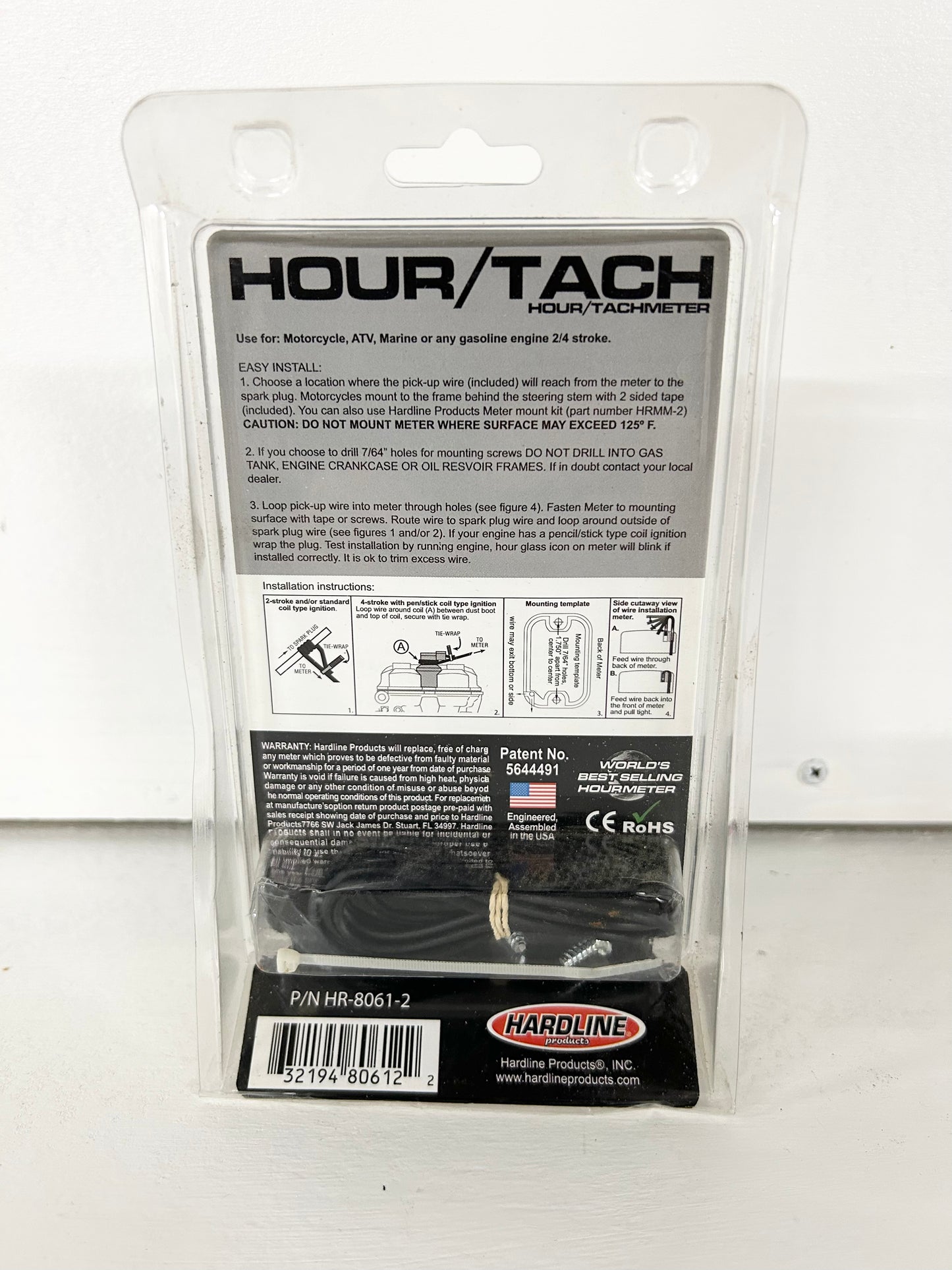 Dirt bike tachometer (GM ID# 001292 )